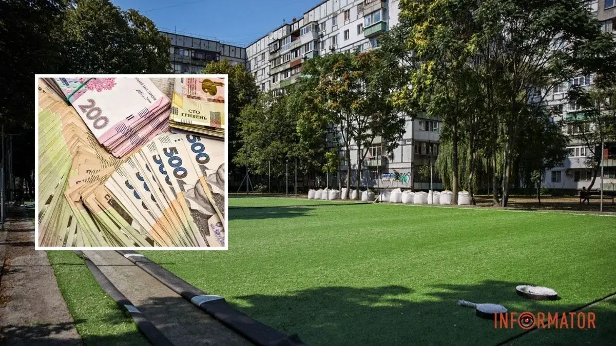 Ремонт в понад 3 мільйони: у Дніпрі у сквері Янгеля в період війни оновлюють футбольне поле