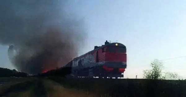 ССО вдарили по російському потягу із пальним у Криму