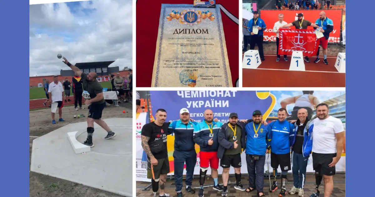 Вінничанин Армен Гарибян здобув першість на чемпіонаті України зі штовхання ядра