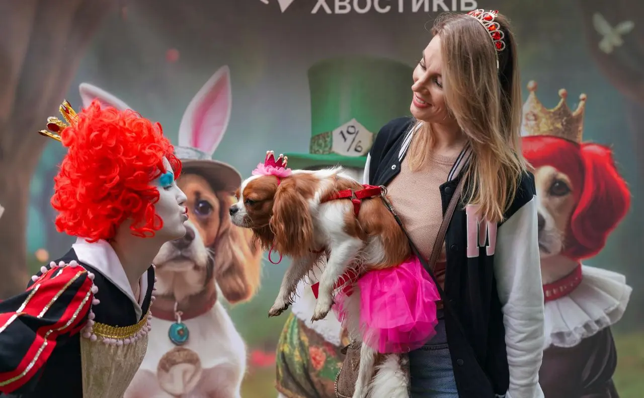 Київський парк перетворився на простір добра для песиків з фронтових територій