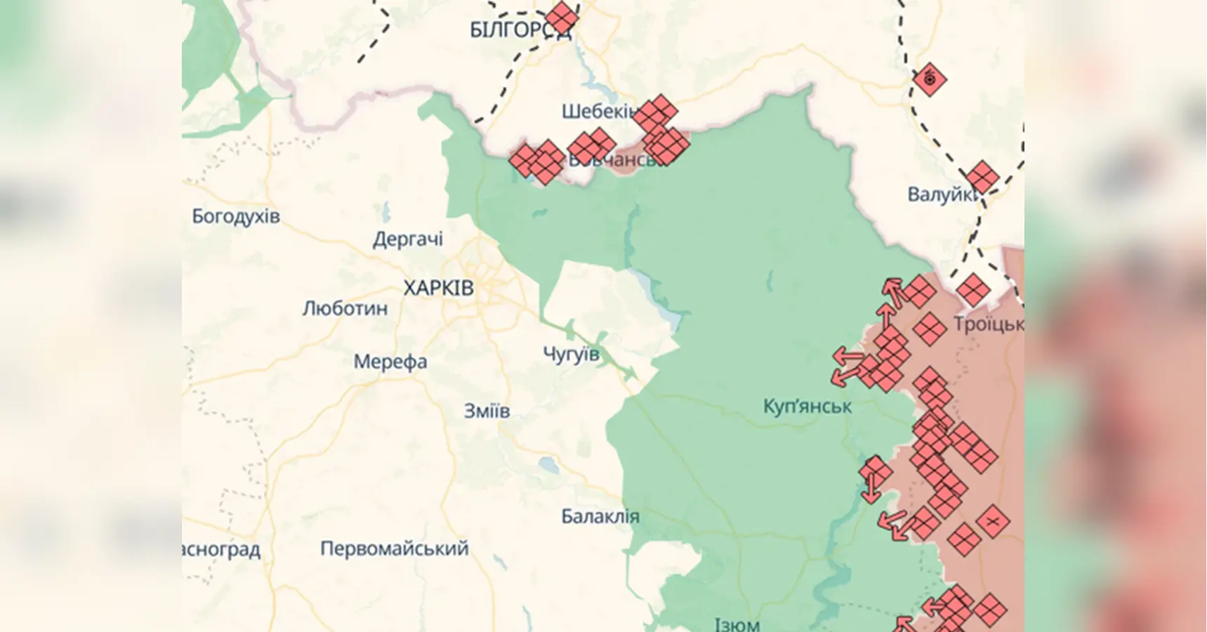 У ЗСУ спростували перекидання росіянами 50-тисячного війська для наступу на Харків