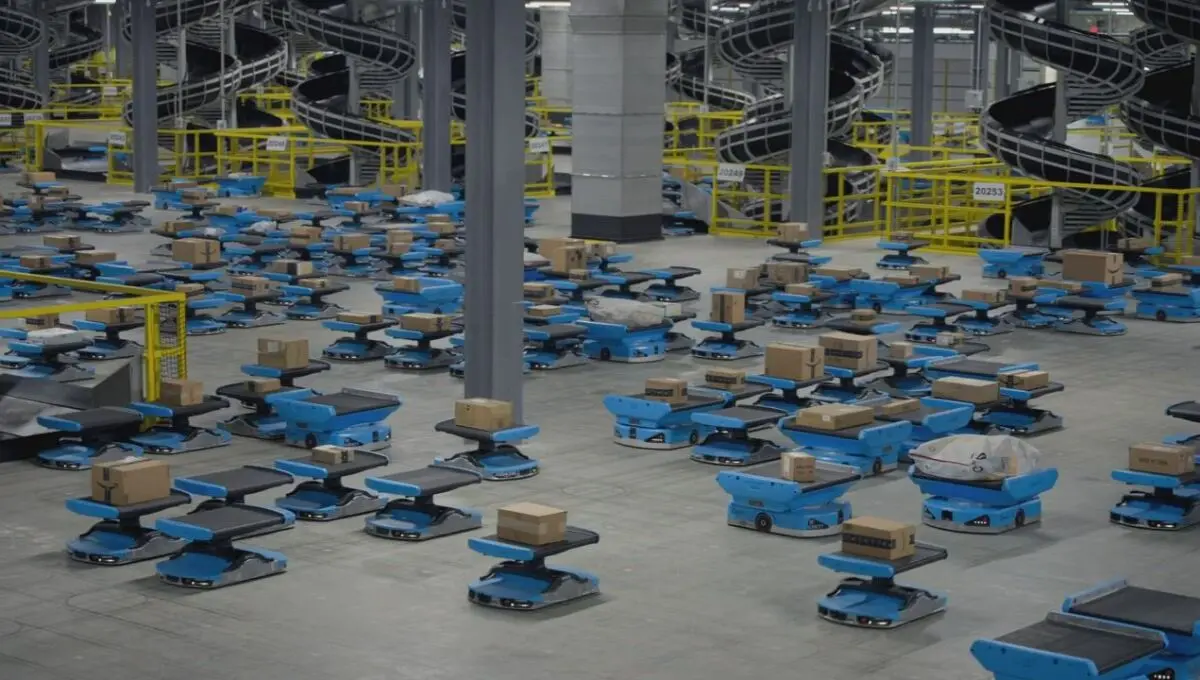 Кількість роботів на складах Amazon майже зрівнялася з кількістю працівників
