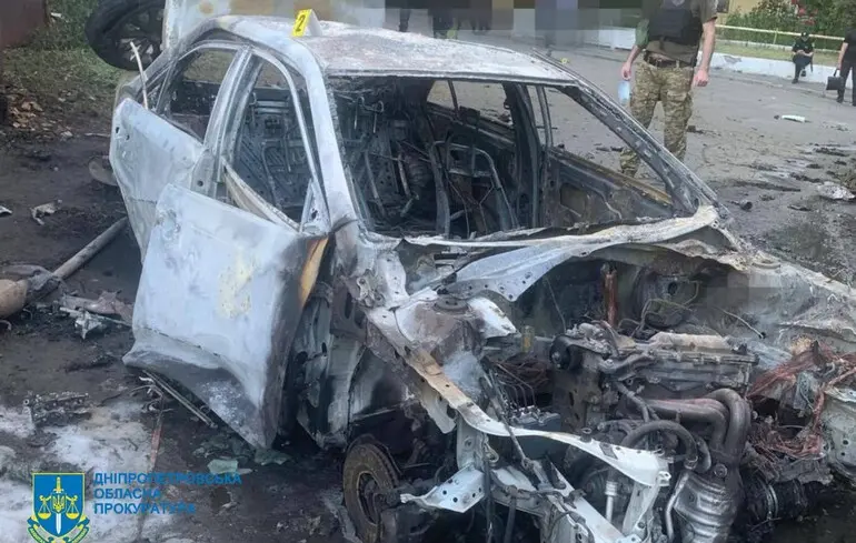 У Дніпрі вибухнула автівка з прокурором: затримано двох мешканців, які діяли за завданням спецслужб РФ