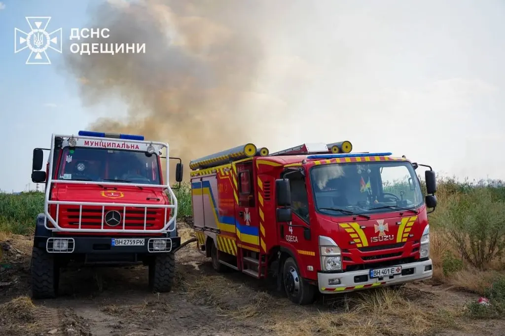 В Одесі гасили масштабну пожежу на Пересипу: вогонь охопив 12 гектарів (фото, відео)