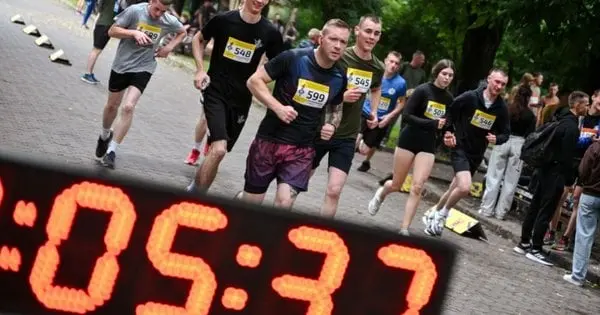 Академія сухопутних військ провела перший півмарафон у Львові