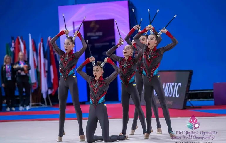 Україна виграла історичне золото на юніорському чемпіонаті світу з художньої гімнастики