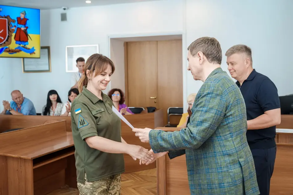 Мер Вінниці привітав воїнів, які захищають небо