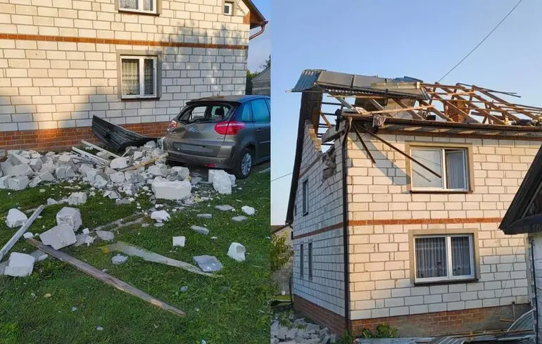 У Польщі щонайменше один будинок пошкоджений через вторгнення російських дронів