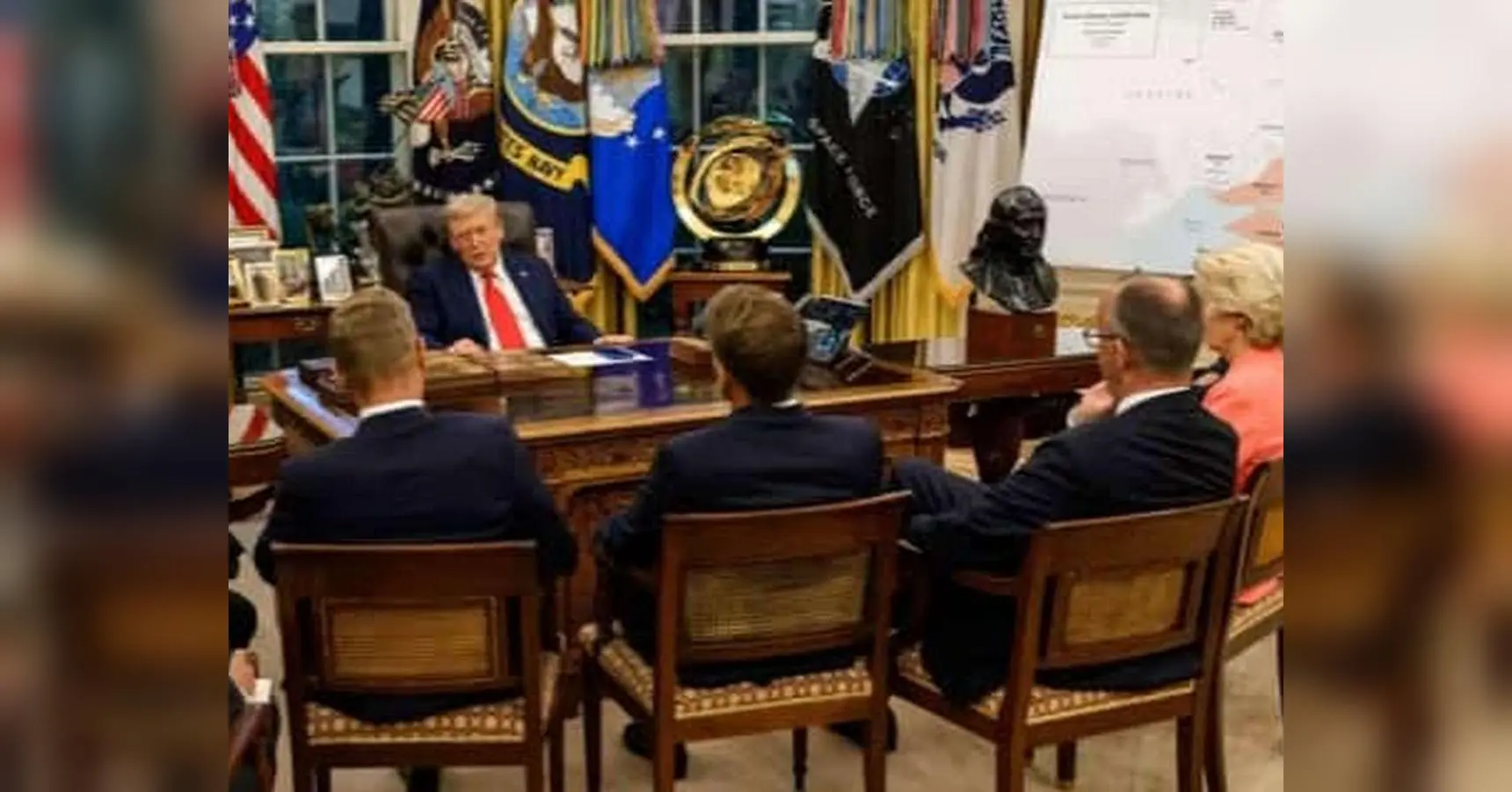 Трамп влаштував суперечку під час розмови із Зеленським та європейськими лідерами