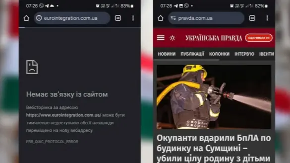 В Угорщині почали блокувати сайти українських ЗМІ, які заборонив уряд