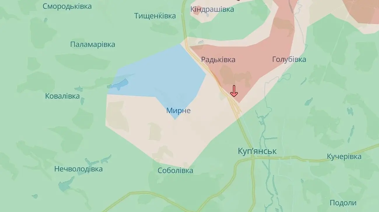 Сили оборони звільнили Мирне біля Куп'янська