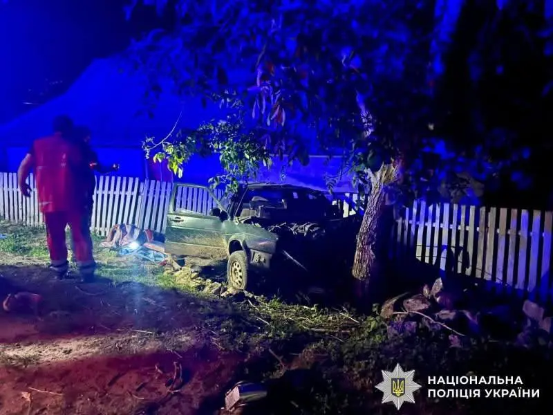 На Вінниччині у ДТП загинули двоє людей: водій та пасажир