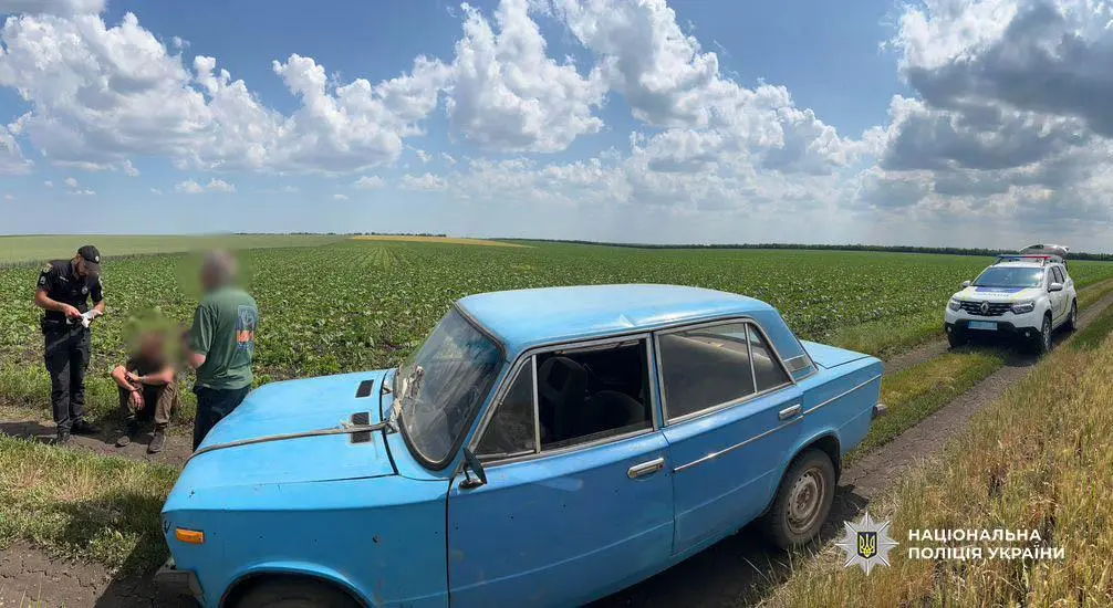 На Одещині «по гарячих слідах» затримали автовикрадача (фото, відео)