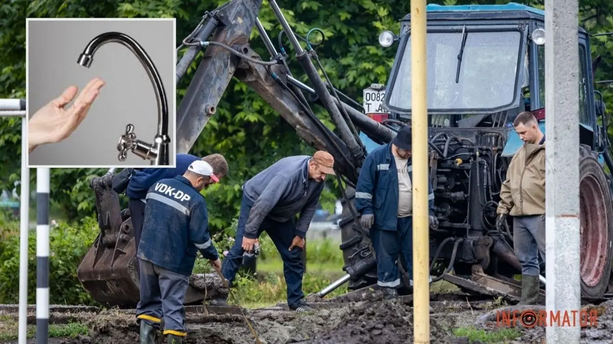 Кому в Дніпрі за борги відключатимуть воду з 23 червня: адреси