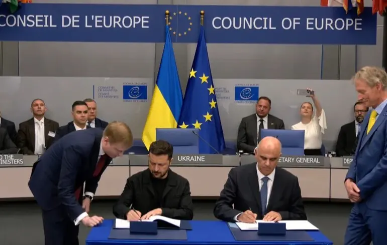 Зеленський і генсек Ради Європи підписали угоду про запуск Спецтрибуналу щодо злочинів РФ