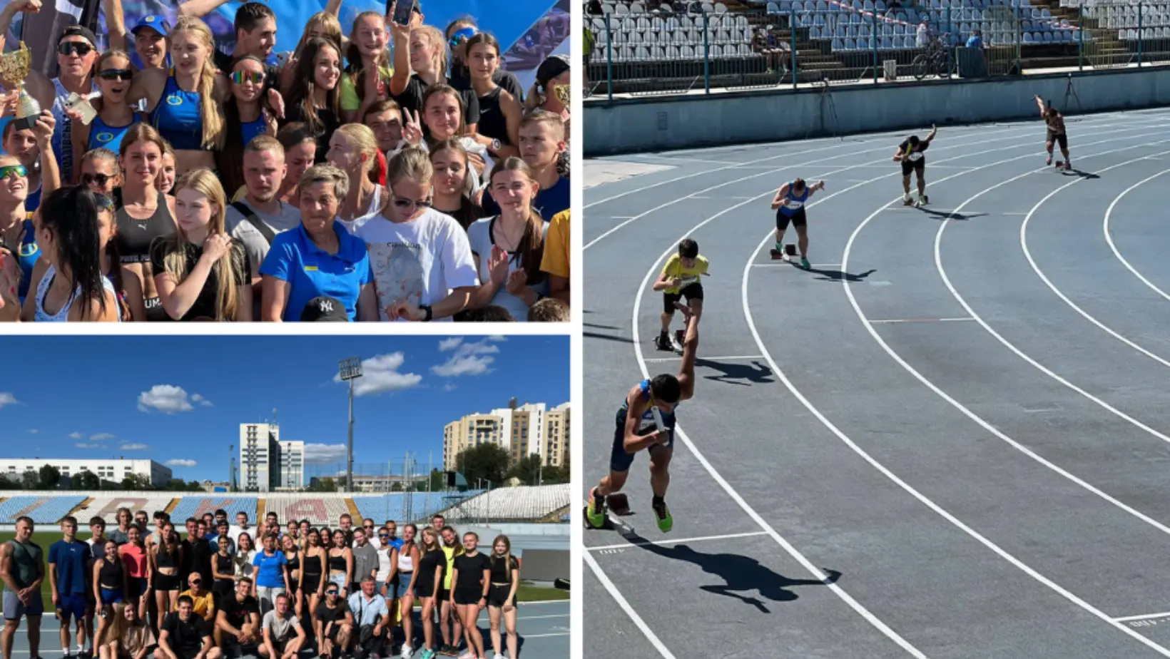 Збірна Вінниччини посіла перше місце на чемпіонаті України з легкоатлетичних естафет