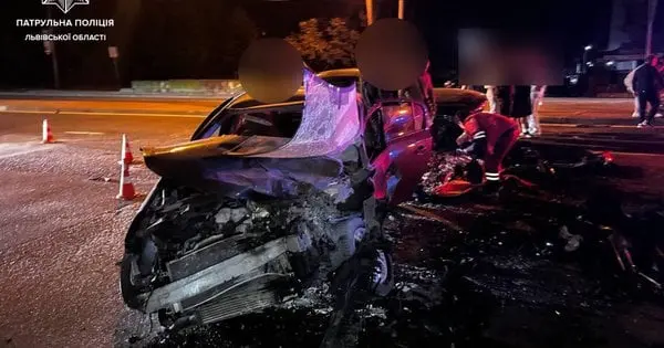 Через важку ДТП на вʼїзді у Львів обмежений рух транспорту