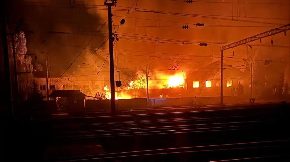 Армія РФ обстріляла депо "Укрзалізниці" в Одесі, є поранений