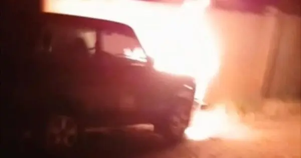 Партизани підірвали автомобіль «кадирівців» у Маріуполі