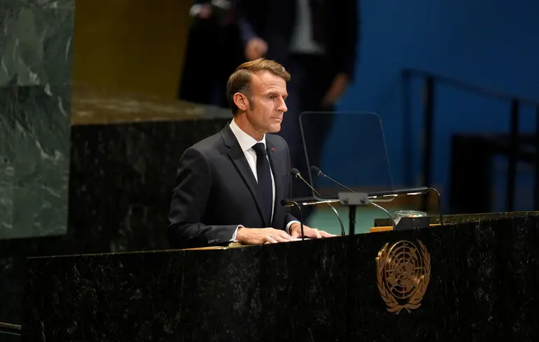 Всі європейці стикаються з загрозами дестабілізації з боку РФ – Макрон на Генасамблеї ООН 