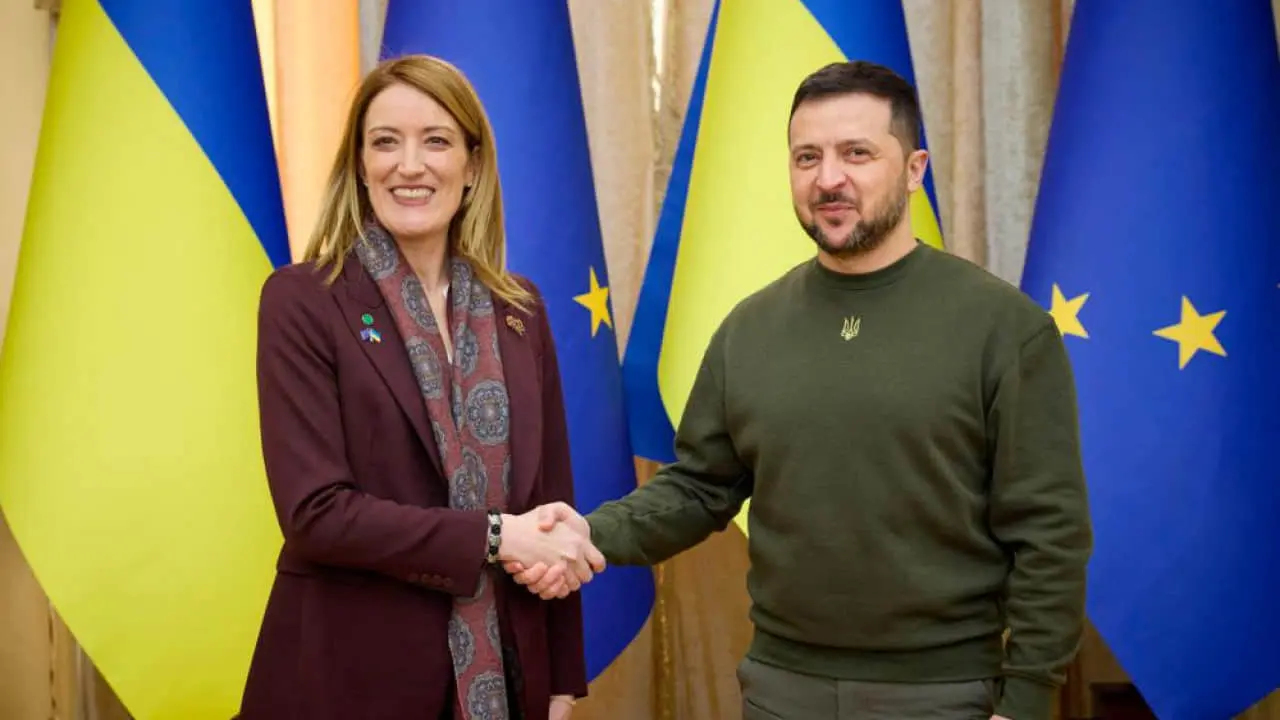 Метсола та Зеленський обговорили санкції проти Росії та вступ в ЄС