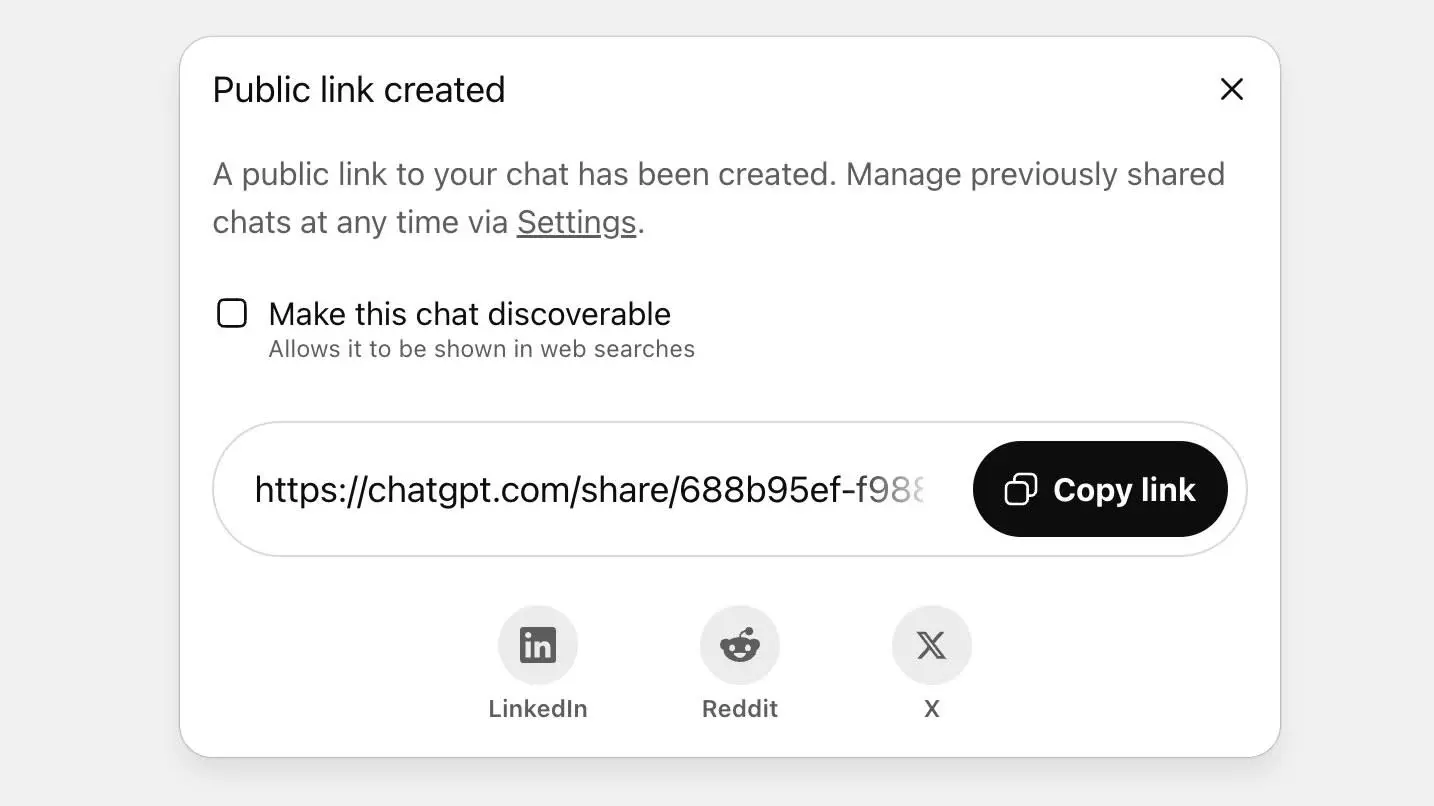 OpenAI видаляє розмови ChatGPT з Google після скарг