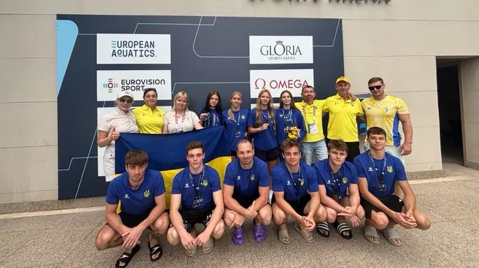 Збірна України виграла медальний залік чемпіонату Європи зі стрибків у воду