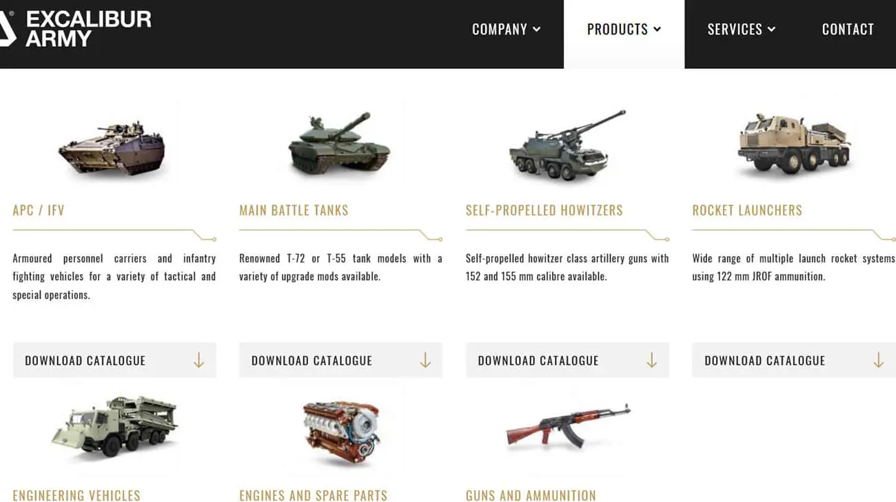 В Україні відкриває представництво чеський виробник зброї Excalibur Army