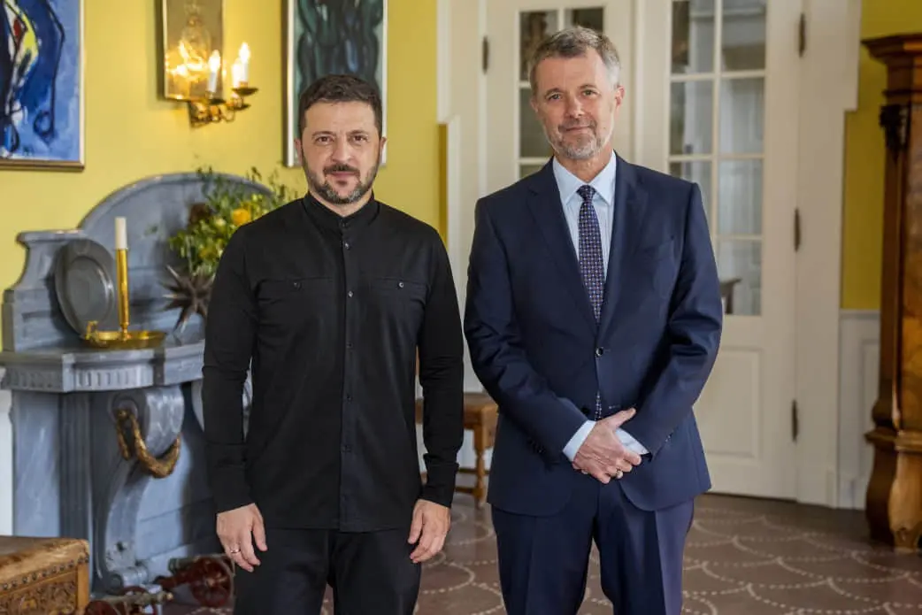 Зеленський зустрівся з королем Данії Фредеріком X