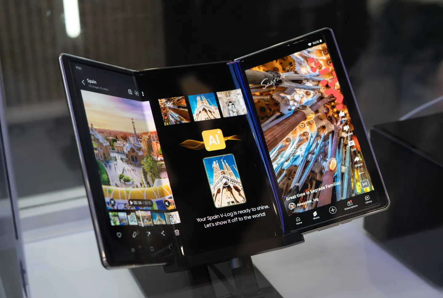 One UI 8 розкриває дизайн трискладного телефону Samsung