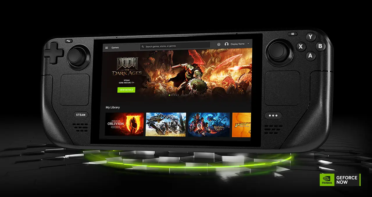 GeForce NOW офіційно доступний на Steam Deck: хмарний геймінг нового рівня