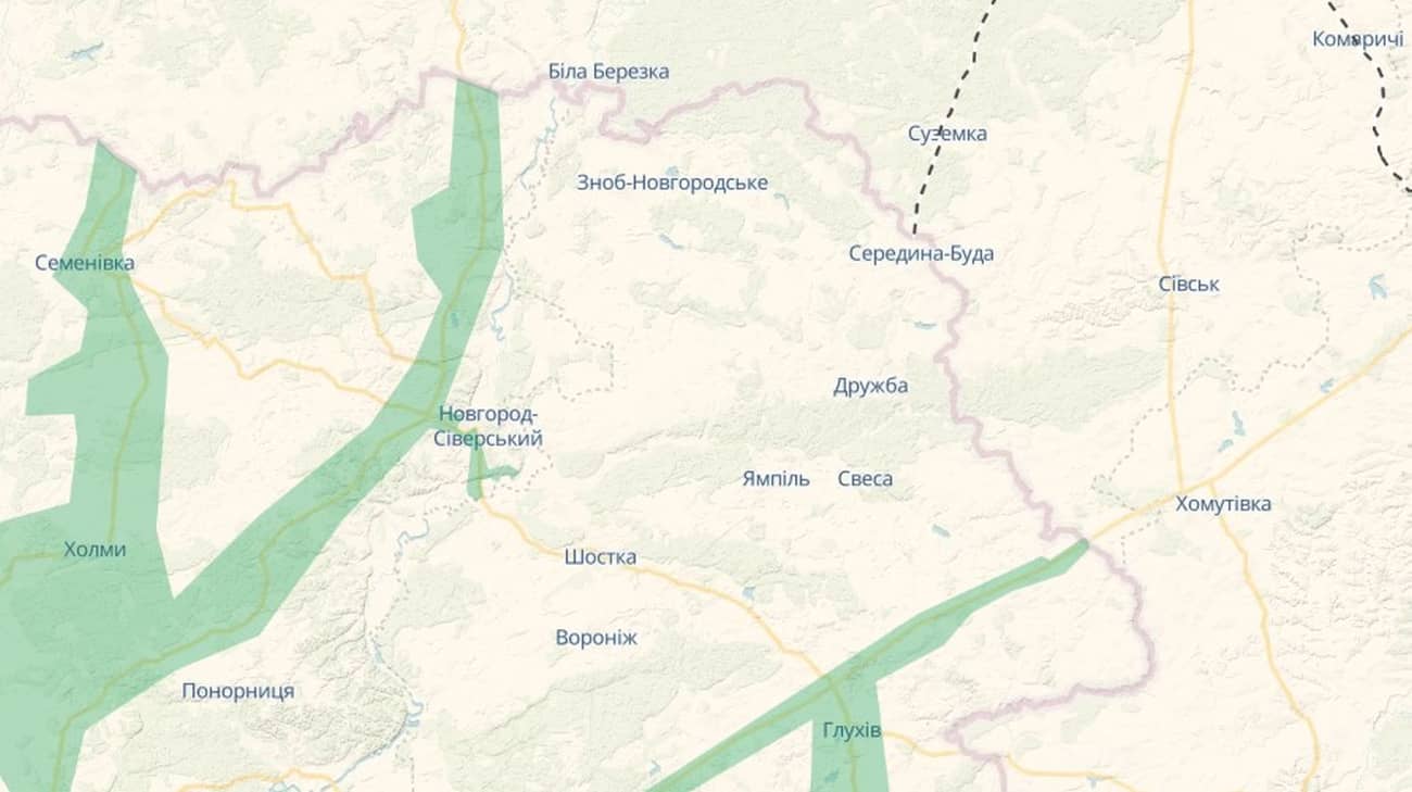 Росіяни вдарили ракетою по півночі Сумщини