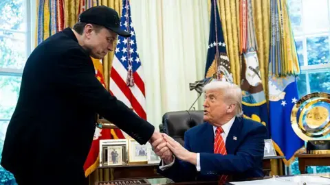 "Та він збожеволів!": Трамп відповів на випади Маска
