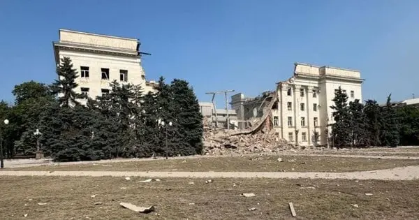 Росіяни повторним ударом повністю знищили будівлю Херсонської ОВА
