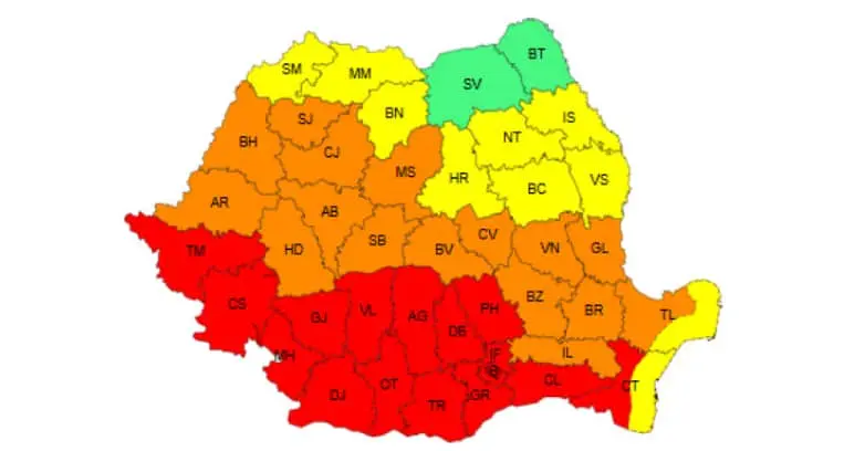 Румунію накриває екстремальна спека: можливі піки до 43°C 