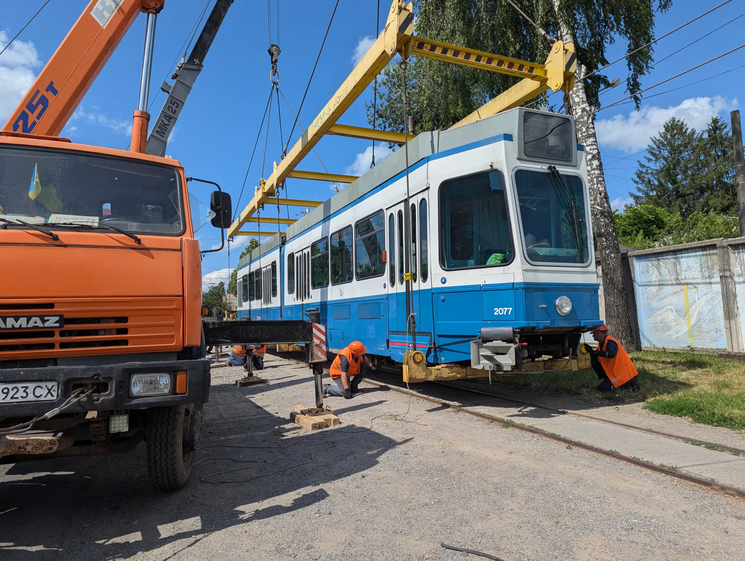 Вінниця отримала черговий швейцарський трамвай Tram-2000