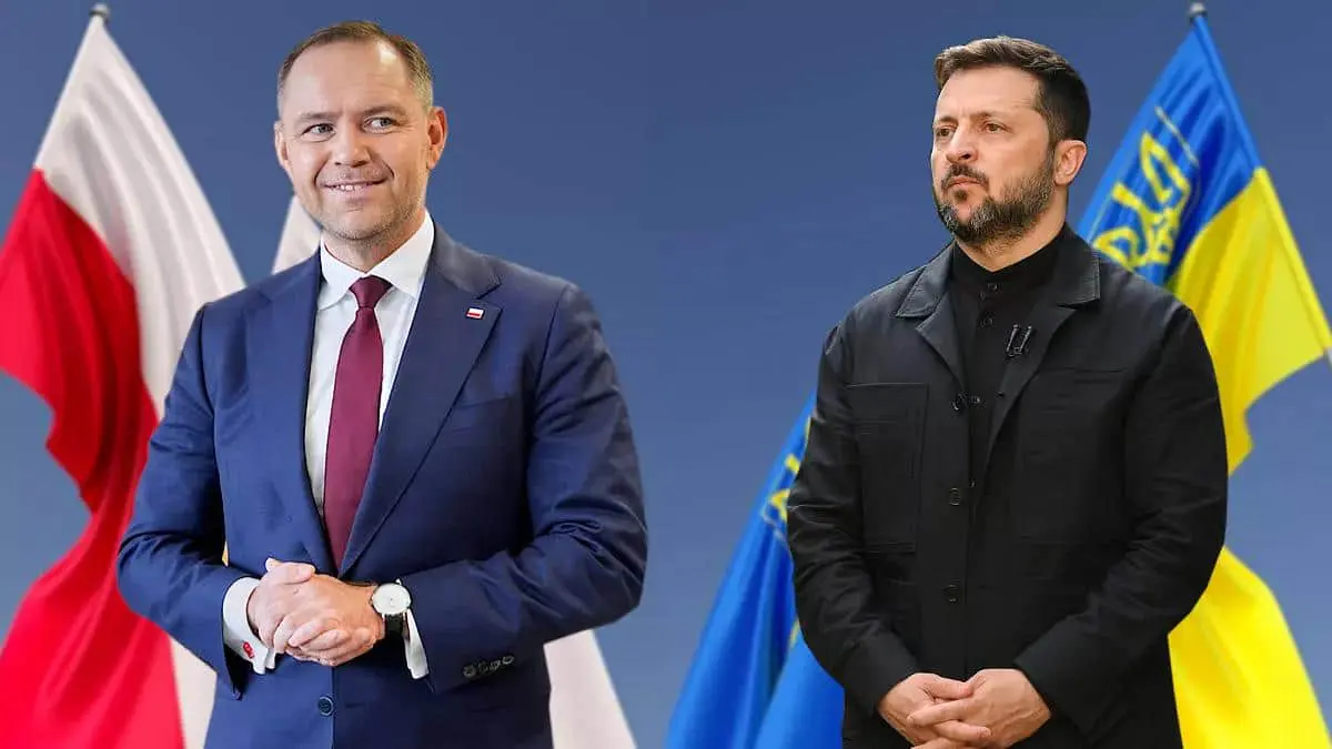 Навроцькому не сподобались слова Зеленського про здатність Польщі збивати дрони