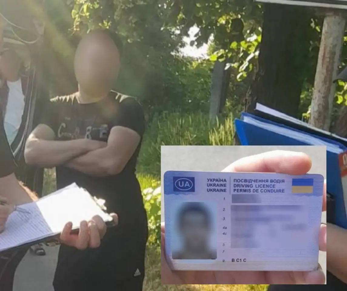 Водій Opel ганяв Вінницею з підробленими правами