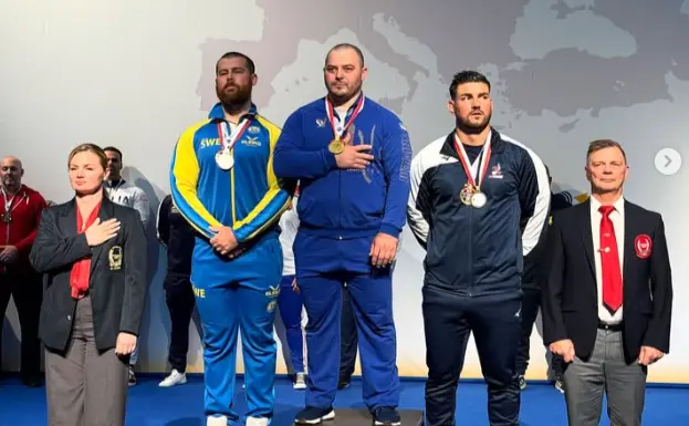 Киянин Віктор Лесковець став чемпіоном Європи з жиму лежачи