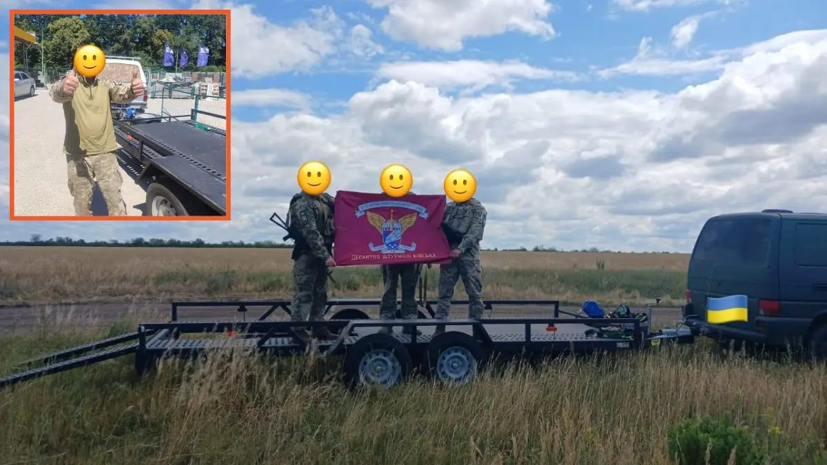 Тримають позиції під Покровськом: бійцям 25-ї Січеславської бригади передали лафет для транспортування вантажів
