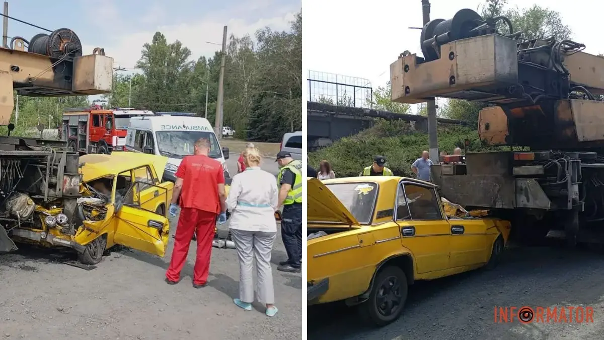 Смертельна ДТП у Кривому Розі: ВАЗ влетів у автокран