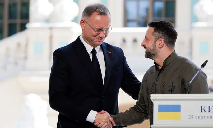 Президент Польши Дуда получил от Зеленского орден Свободы