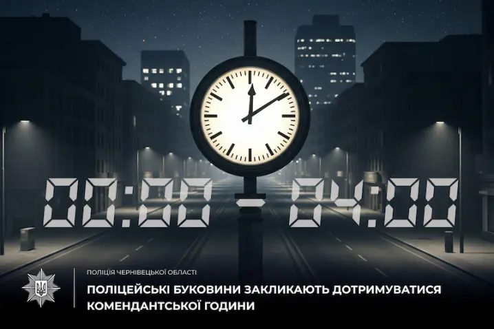 Поліцейські закликають буковинців дотримуватися правових обмежень воєнного стану