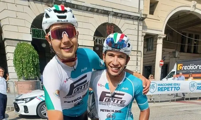 Андрей Пономарь второе место на Giro dell'Appennino в Италии