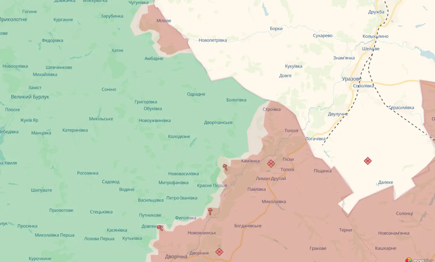 Війська РФ просунулися на Харківщині, але не поблизу кордону – ISW