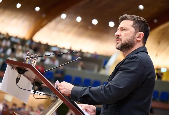 Зеленський у ПАРЄ: нам потрібна не лише зброя, а й суд для агресора