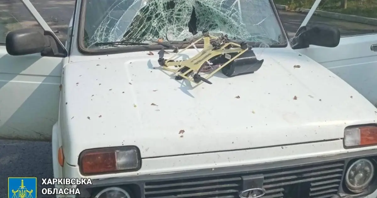 У Куп’янську російський дрон вполював автівку з цивільними