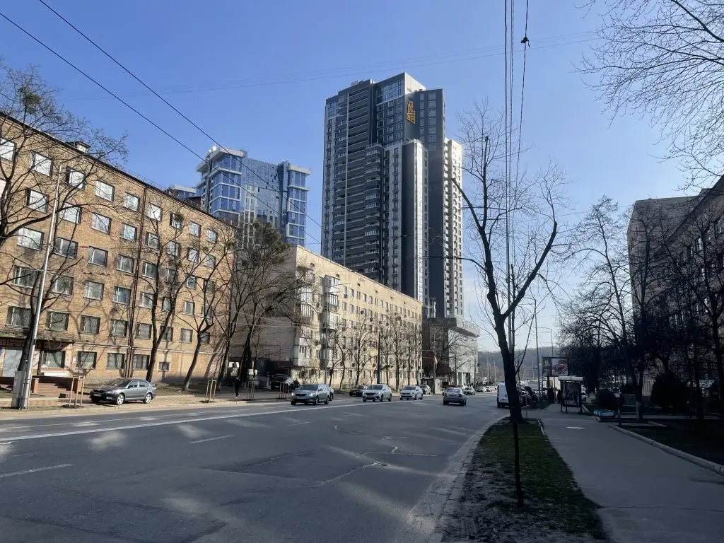 Обмеження руху на вулиці Михайла Бойчука в Києві