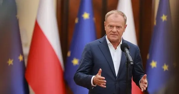 Дональд Туск назвав зрадниками поляків, які звинувачують Україну в атаці дронів
