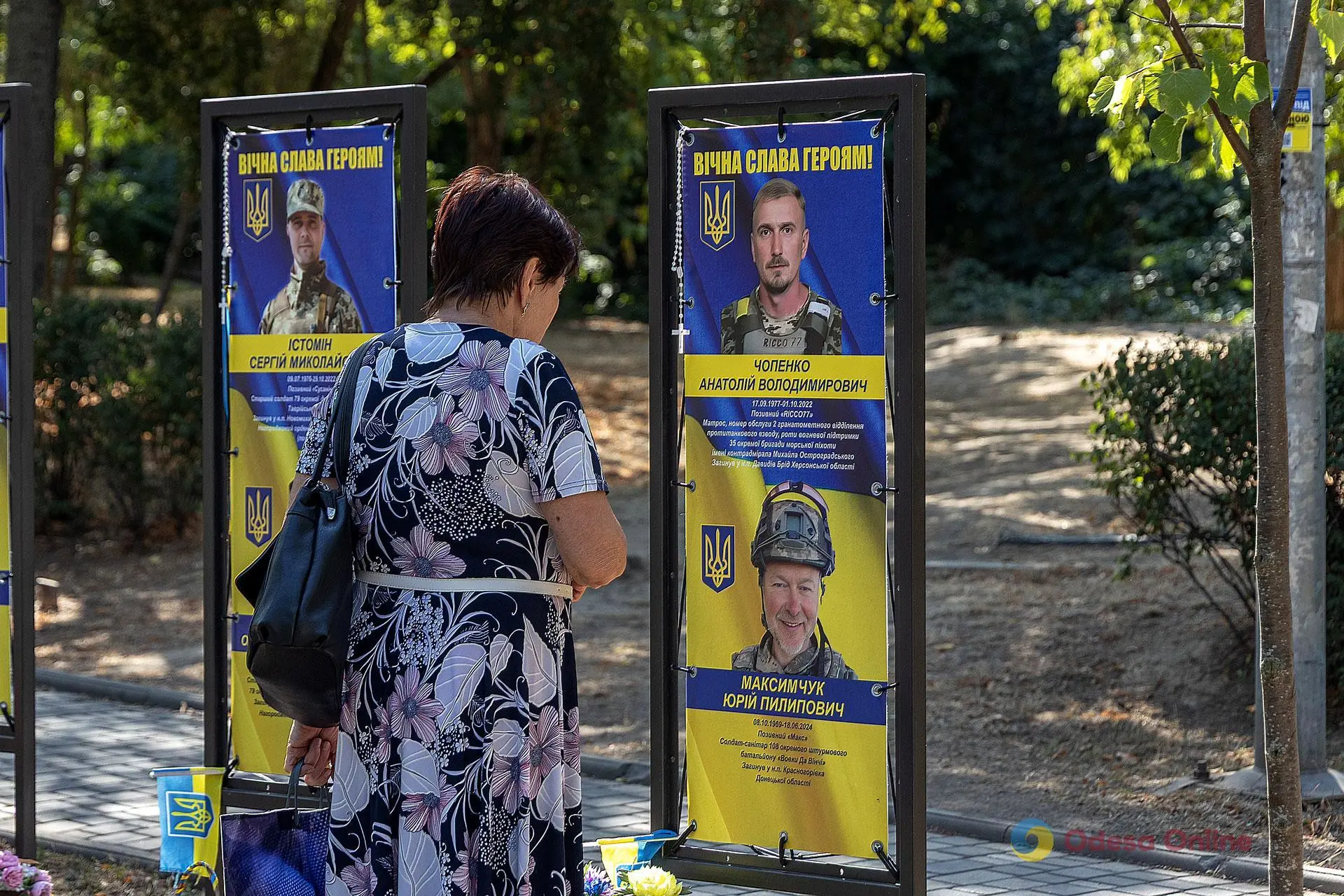 В Одесі відкрили стенди пам'яті загиблих захисників України